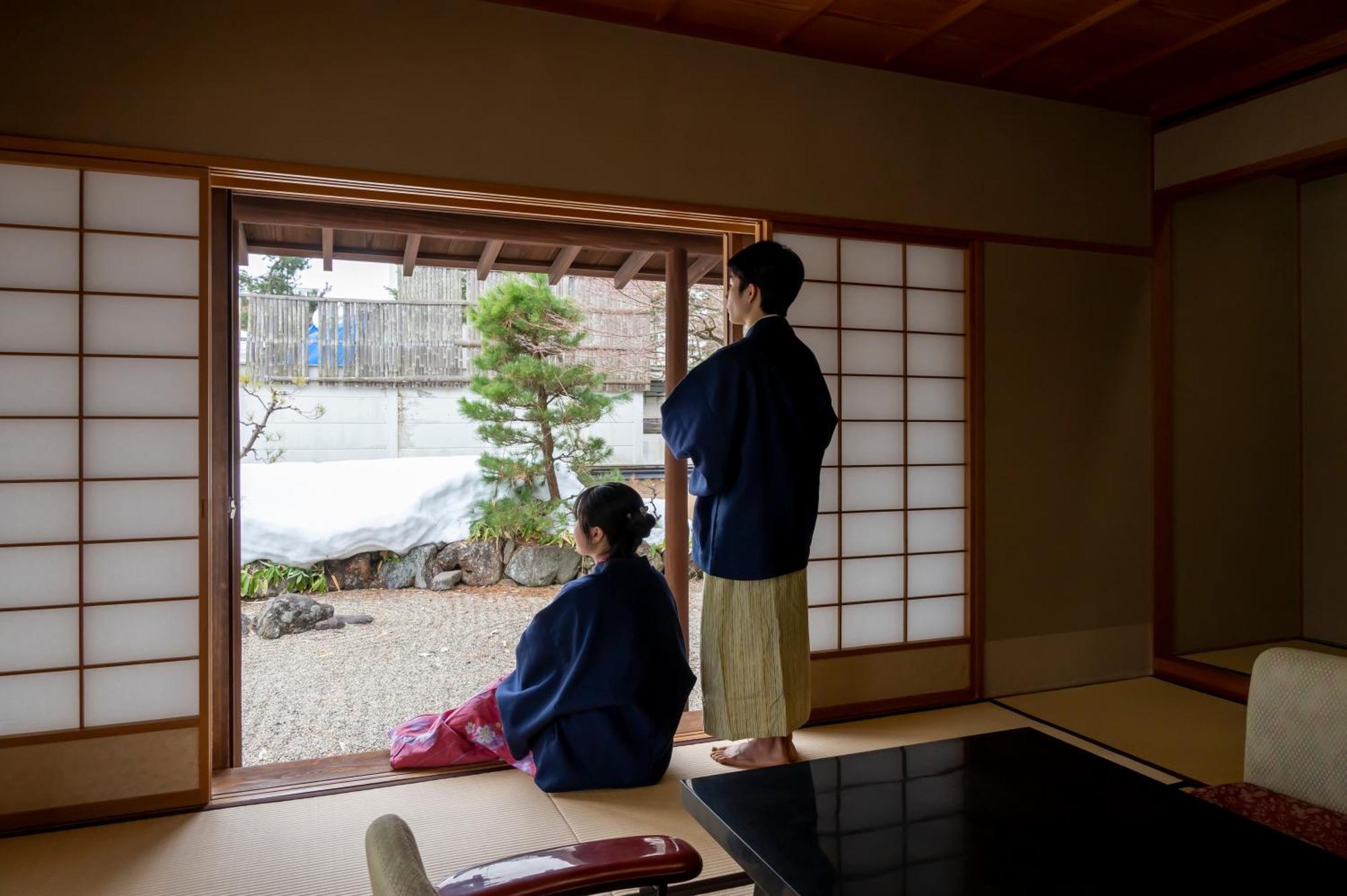 Senkeien Tsukioka Hotel Kaminoyama Zewnętrze zdjęcie